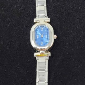 Italian Charm Watch Stainless Steel Charm Link